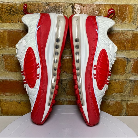 nike air max 98 red white